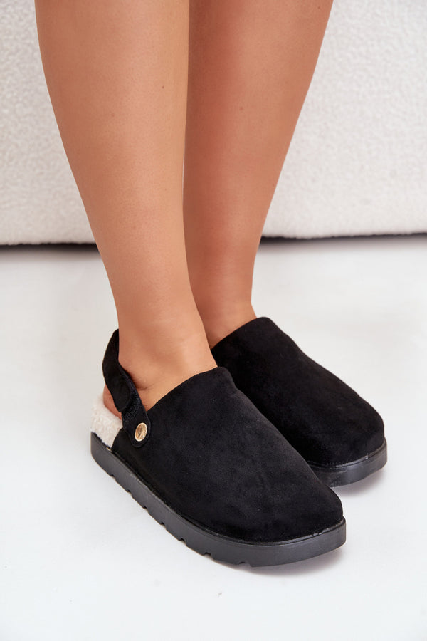 Pantalon femme Step in style Pantoufles Pantoufles — noir