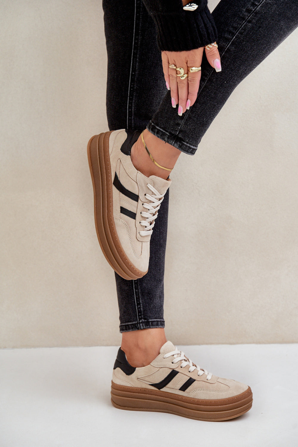 Chaussures de sport femme Step in style — beige