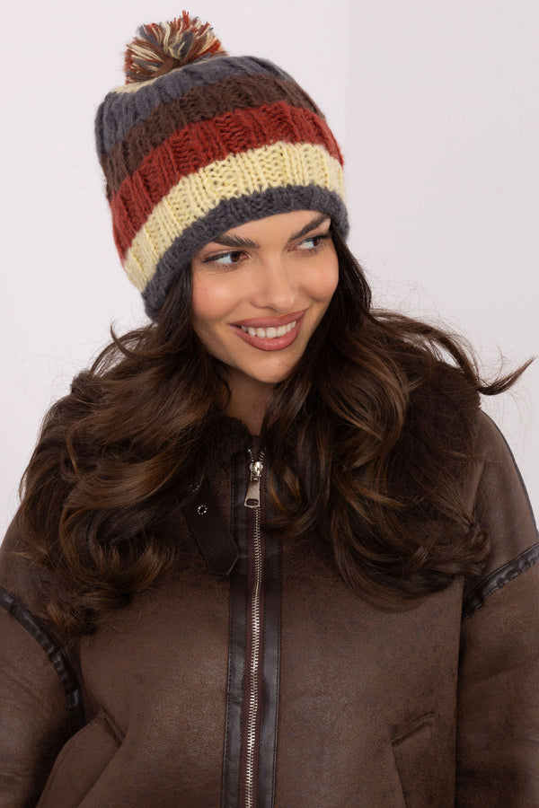 Bonnet femme AT — jaune