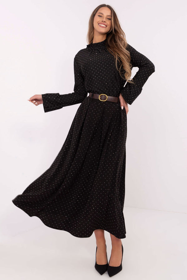 Jupe femme Italy Moda Longue Longue — noir
