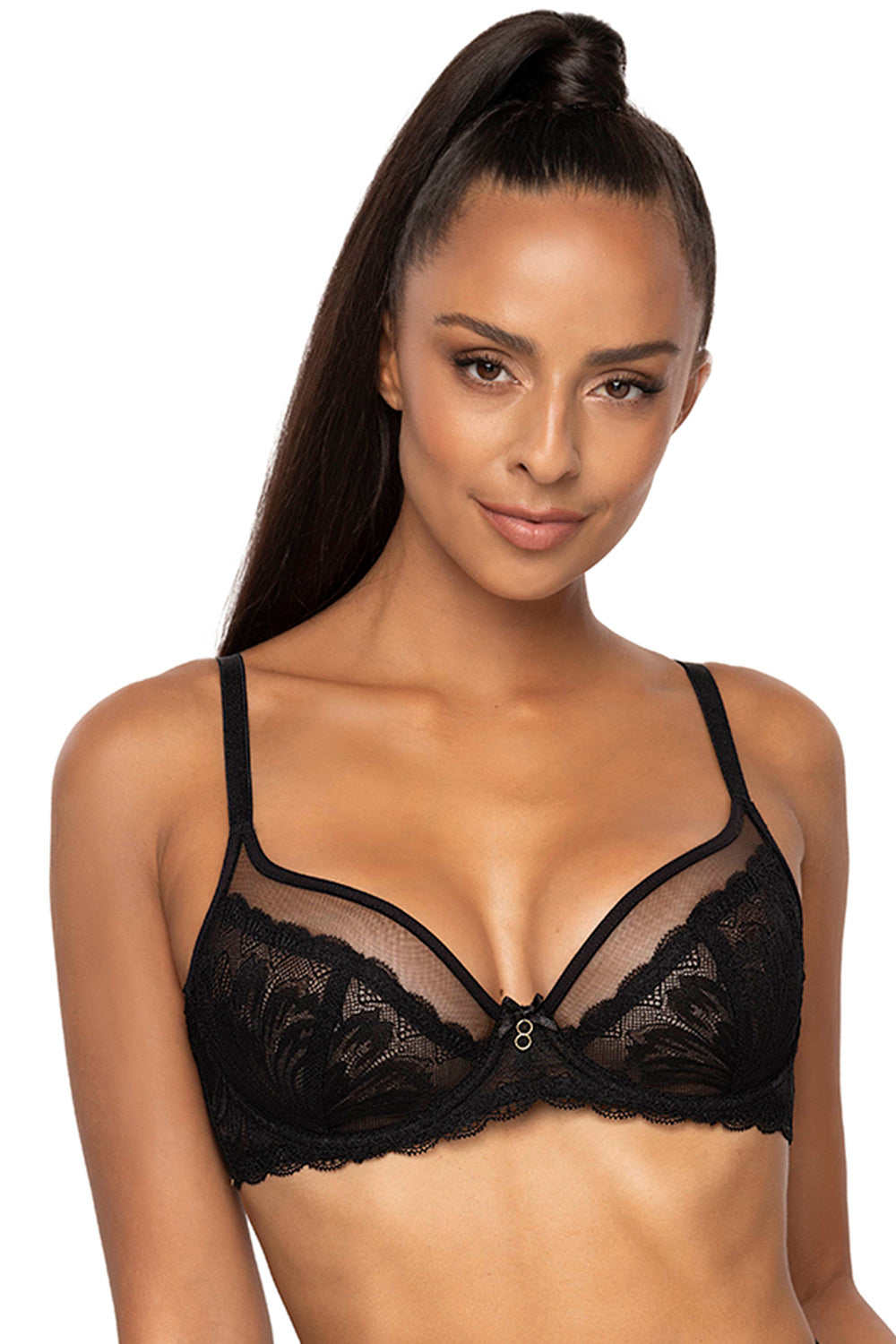 Soutien-gorge semi-soft femme Mat Soft Soft — noir