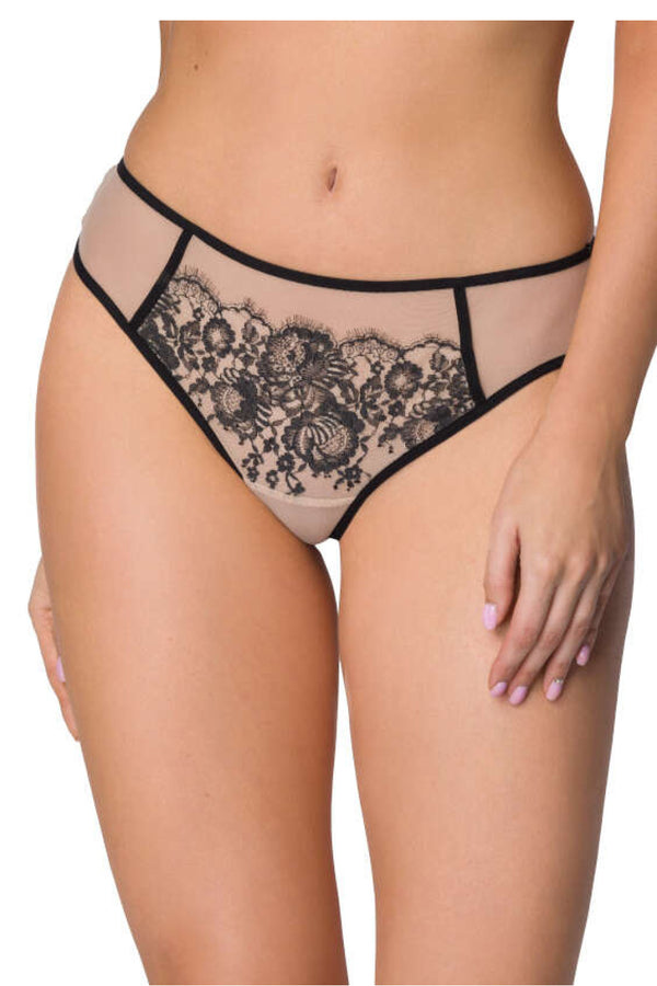 String femme Mat Strings Strings — beige