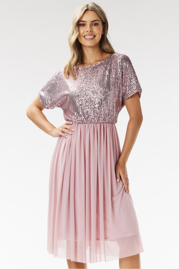 Robe femme awama De Soirée De — rosé