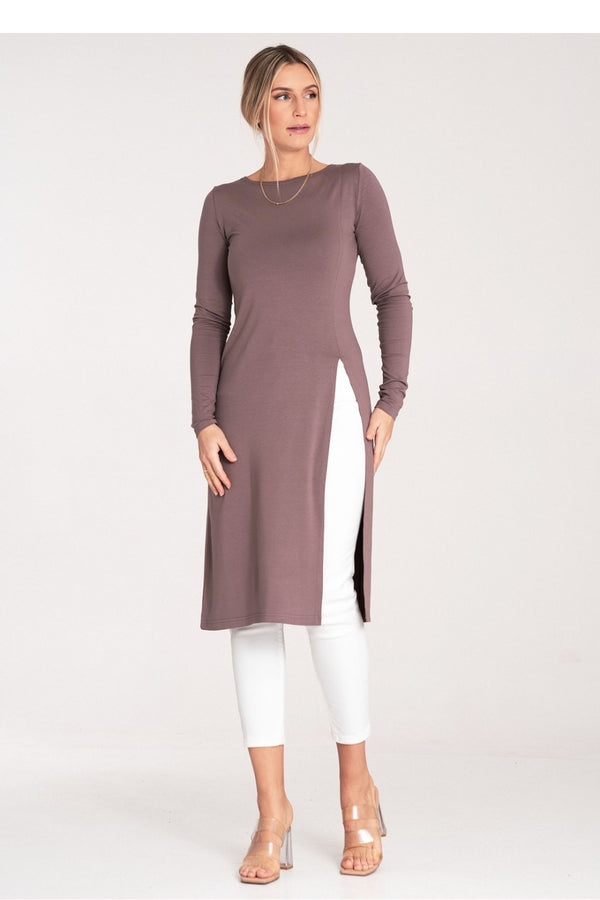 Blouse femme Figl Tunique Tunique — brun