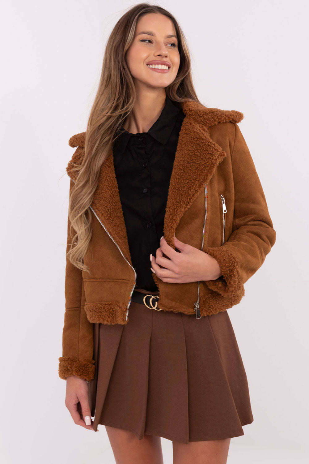 Veste femme Italy Moda — brun