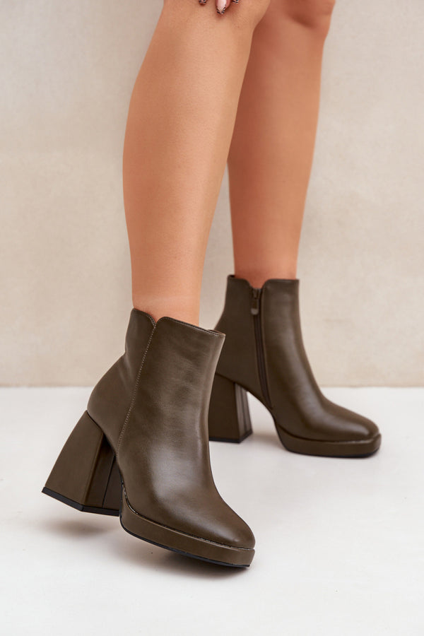 Bottes femme Step in style À Talons À — vert