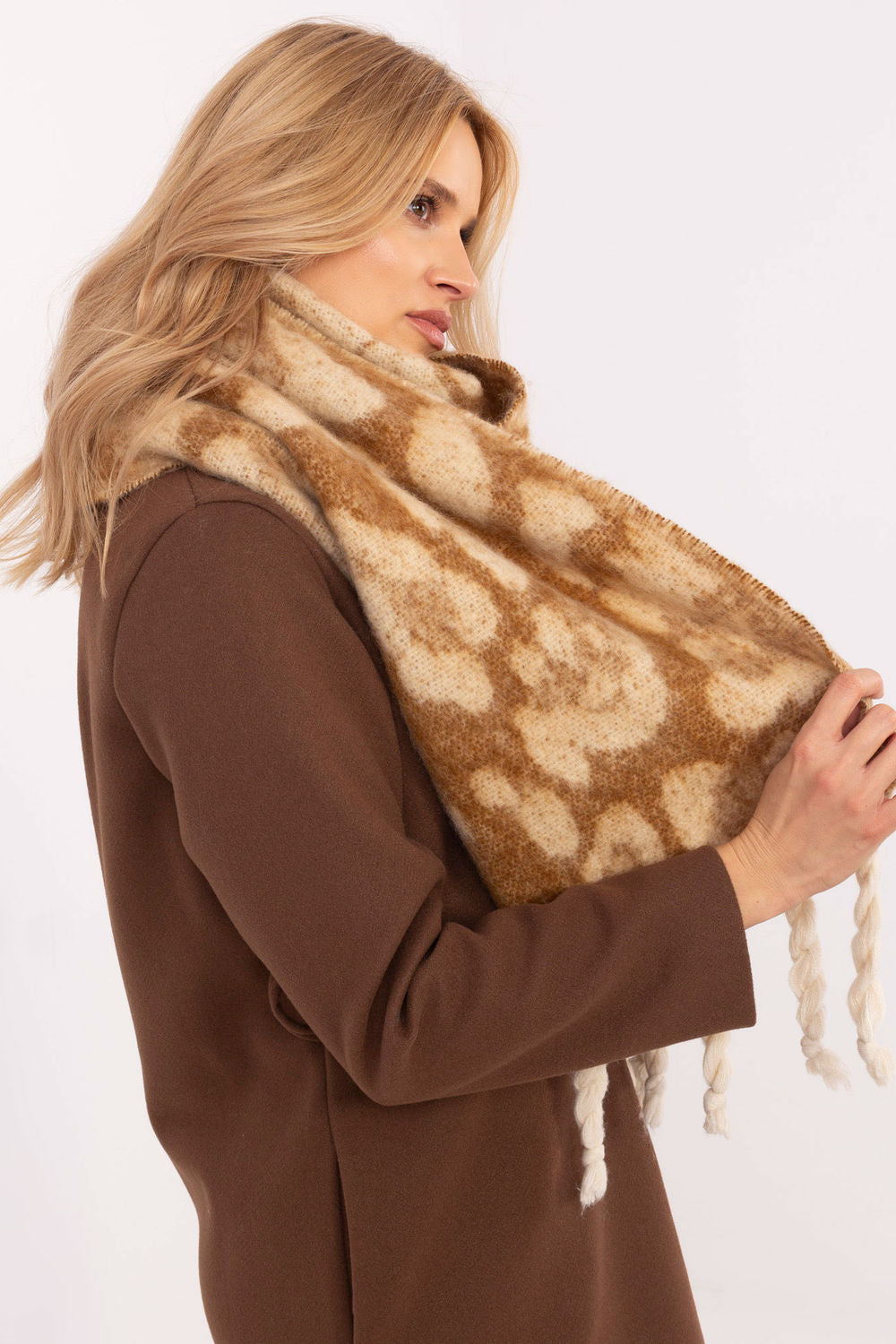 Châle femme AT — beige