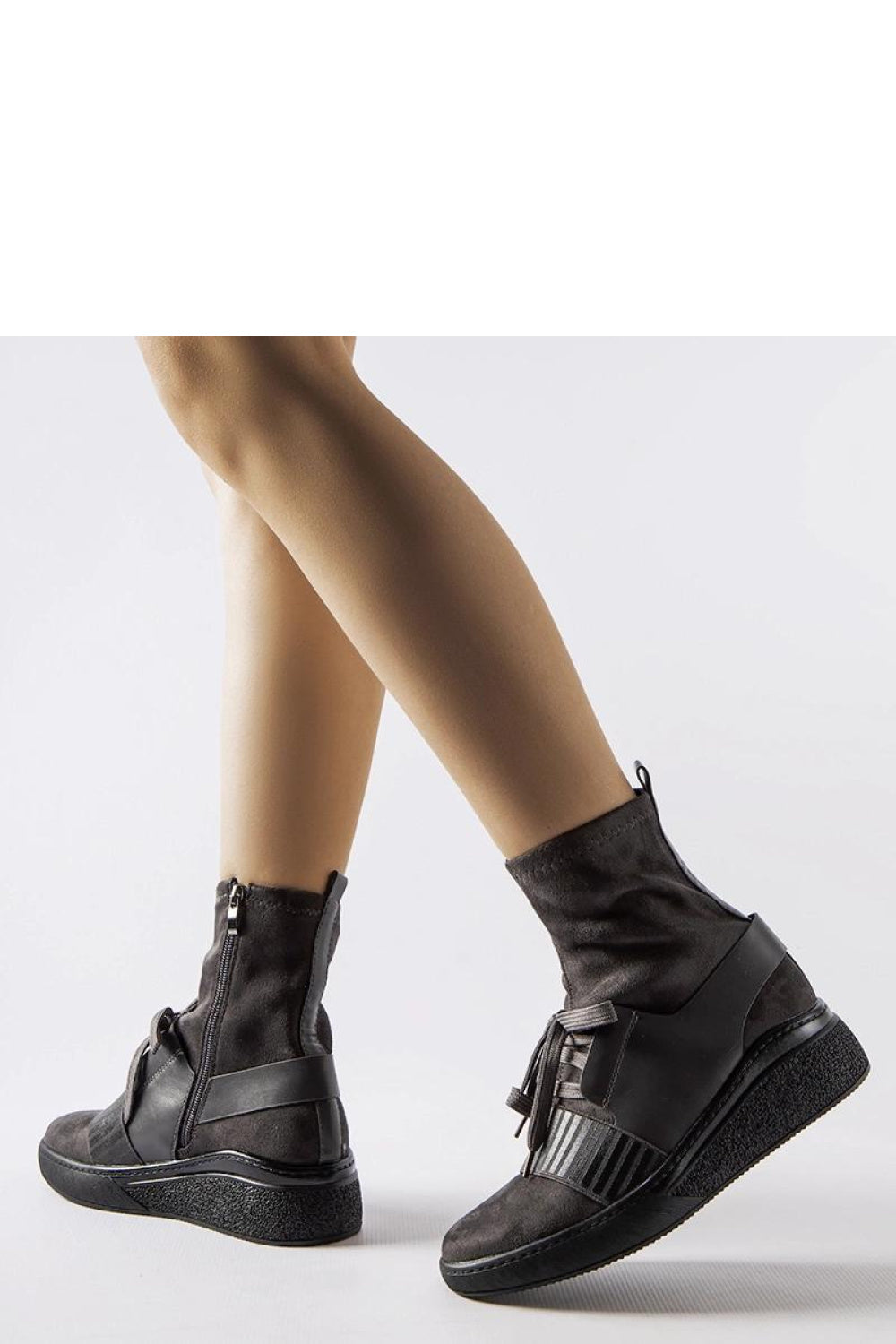 Bottes femme Solea Cothurnes Cothurnes — gris