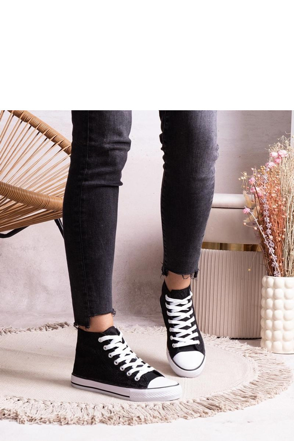 Baskets femme Solea — noir