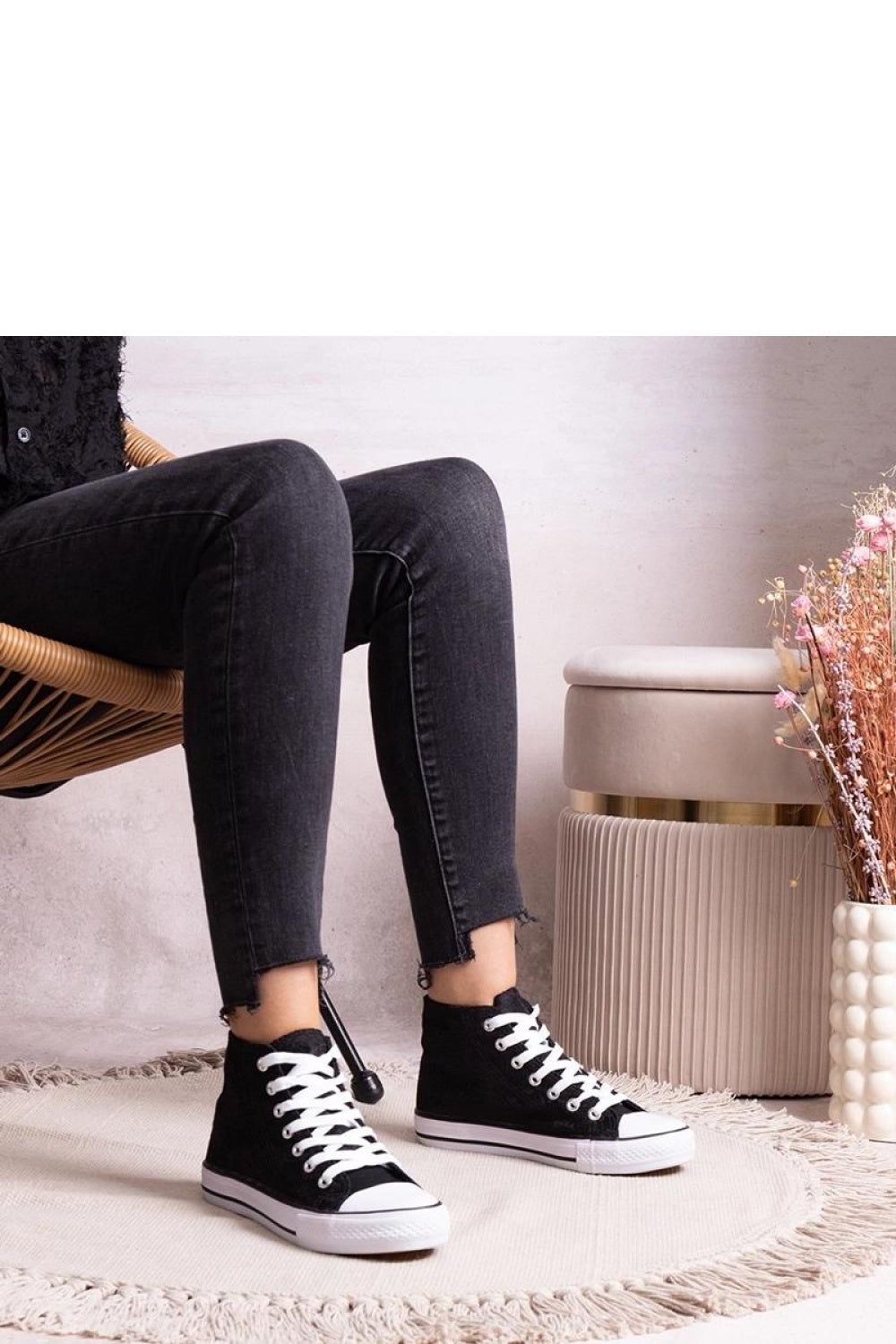 Baskets femme Solea — noir