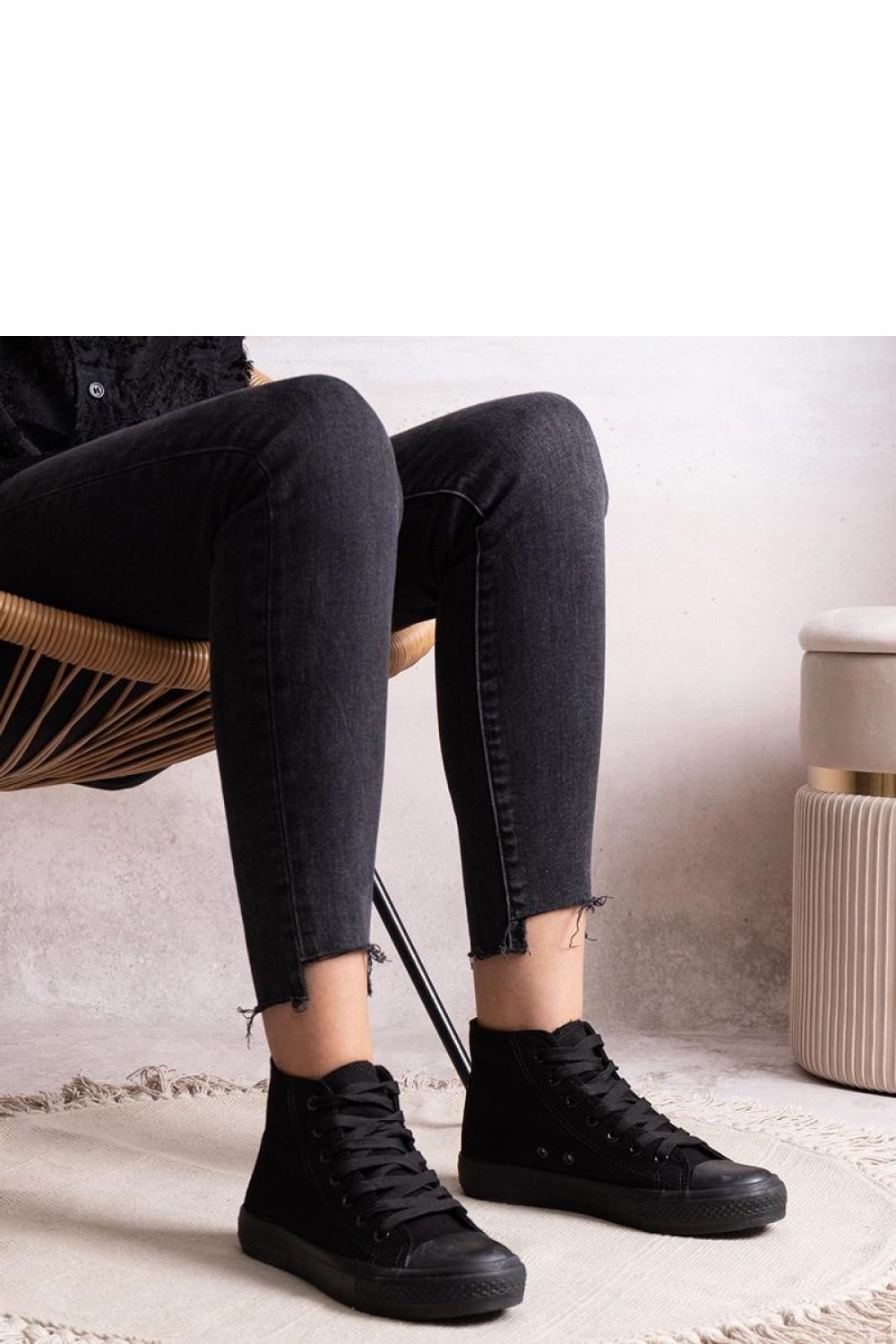 Baskets femme Solea — noir