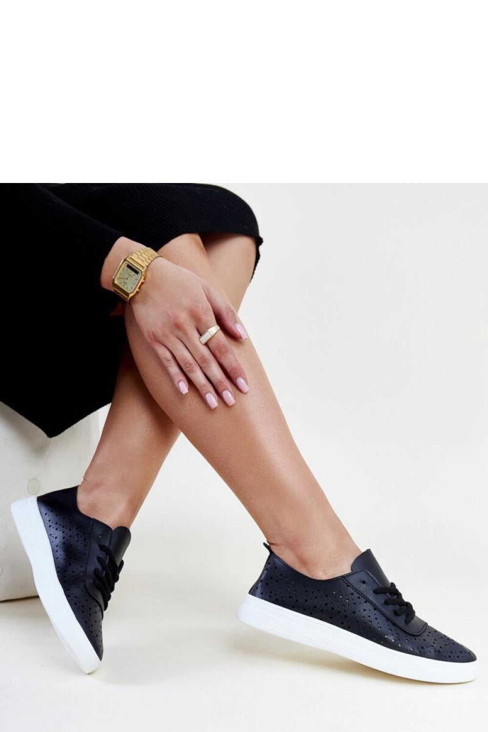 Baskets femme Solea — noir