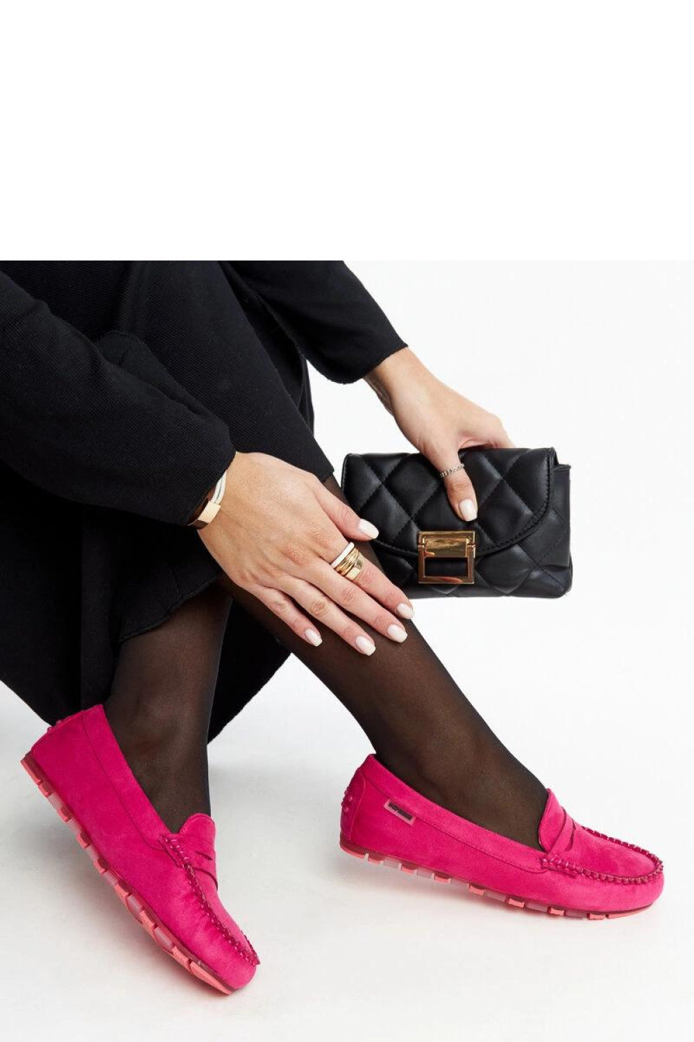 Moccasins femme Solea — rosé