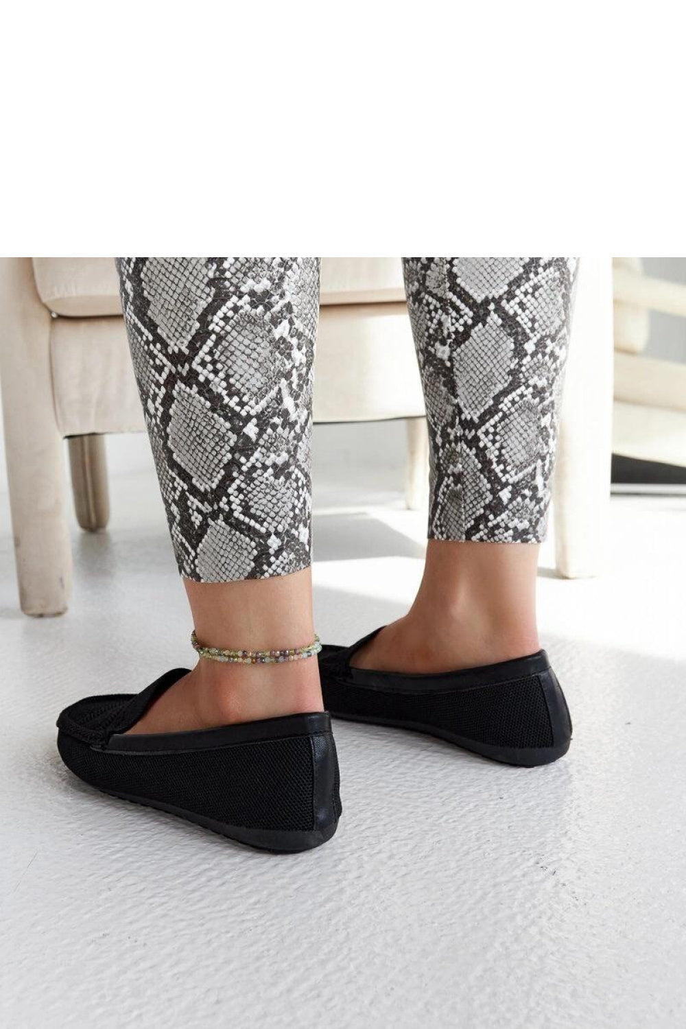 Moccasins femme Solea — noir