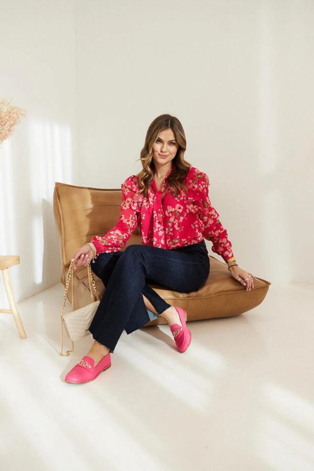 Moccasins femme Solea — rosé