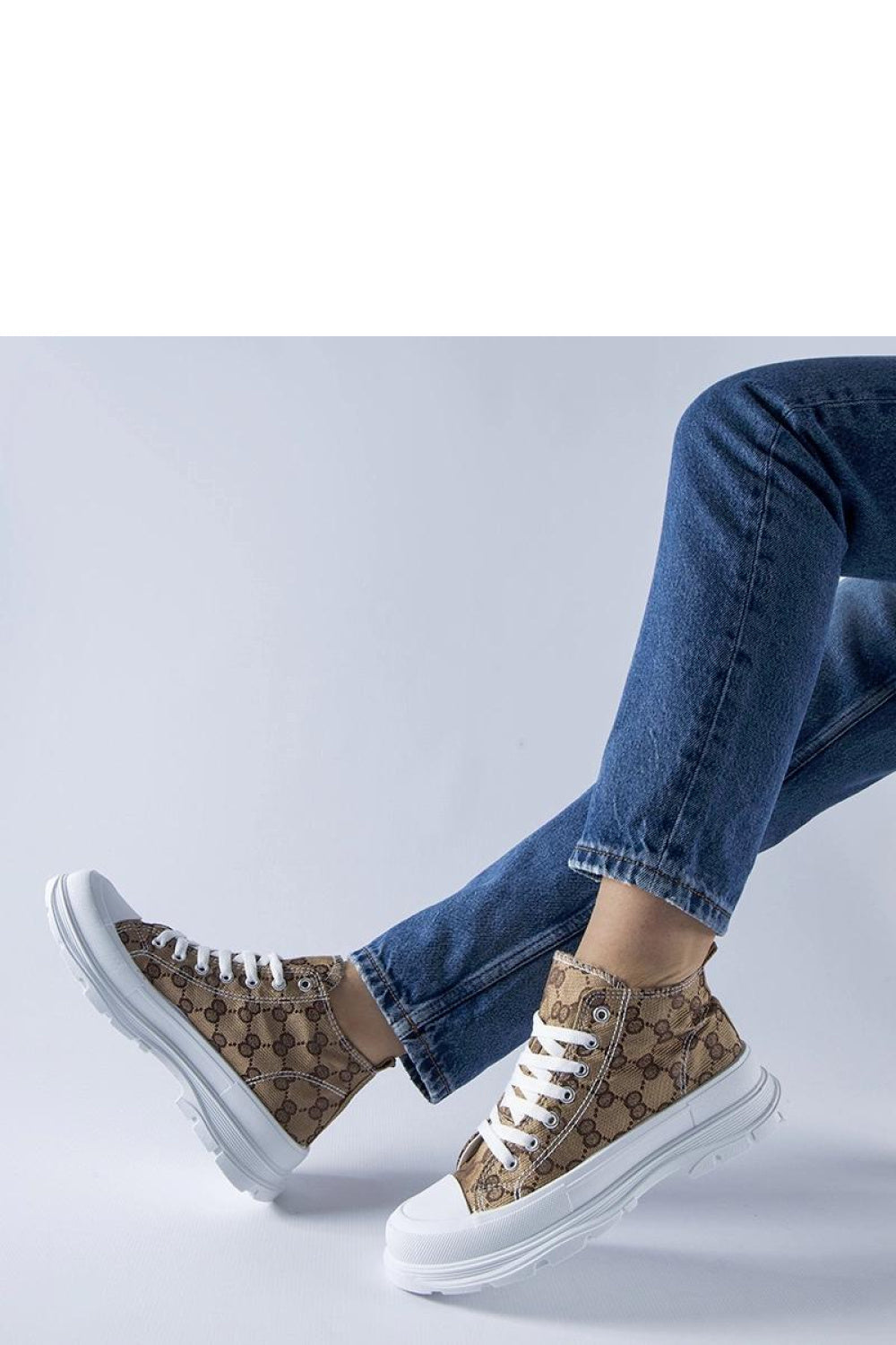 Baskets femme Solea — brun