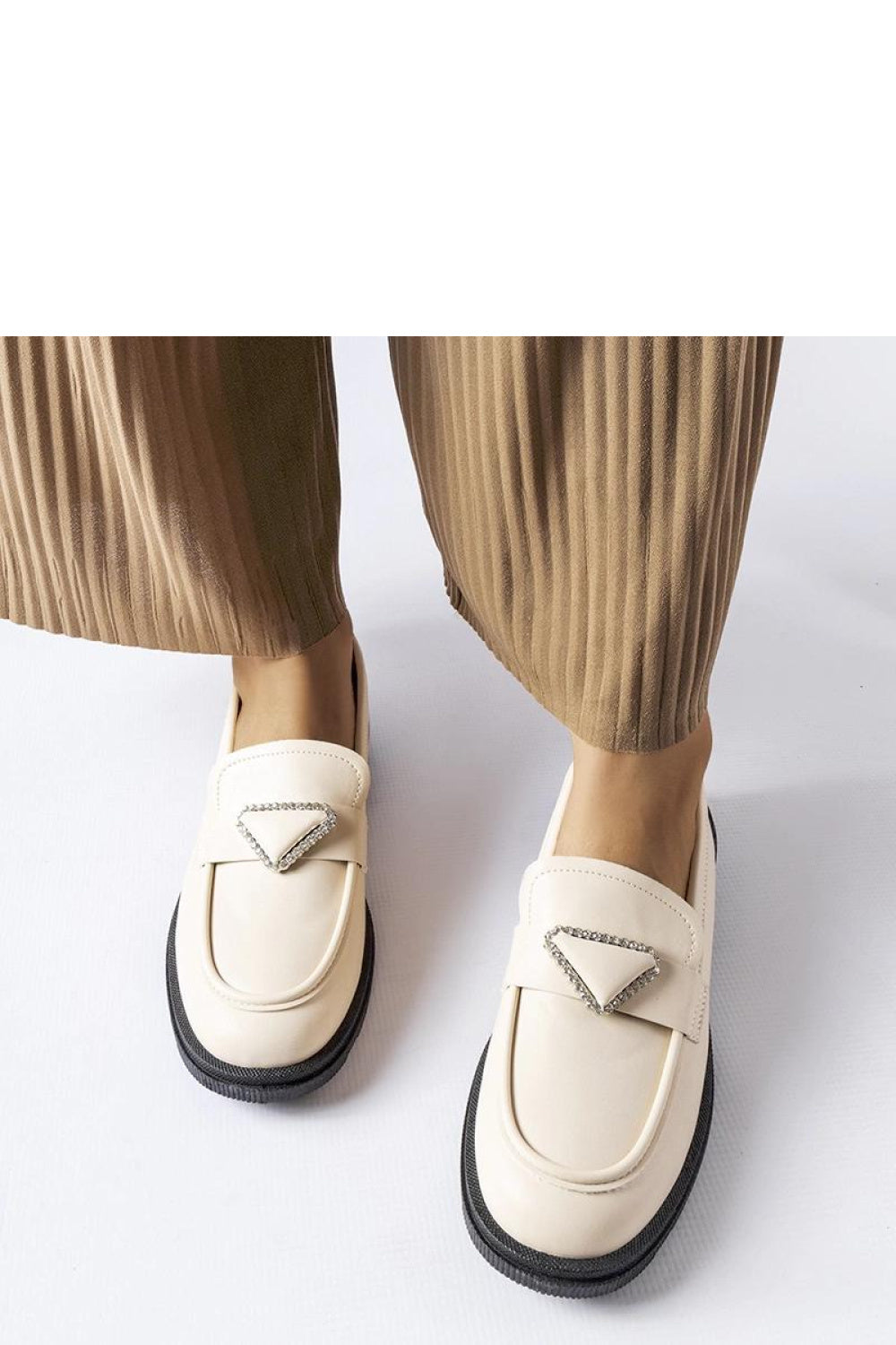 Moccasins femme Solea — beige