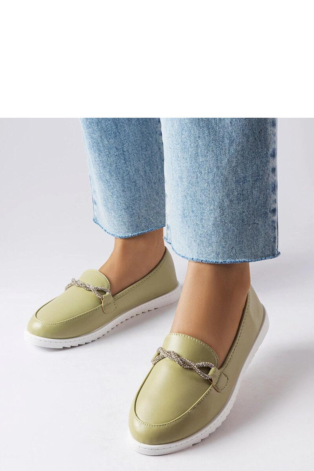 Moccasins femme Solea — vert