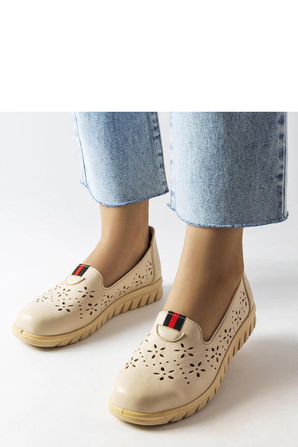 Moccasins femme Solea — beige