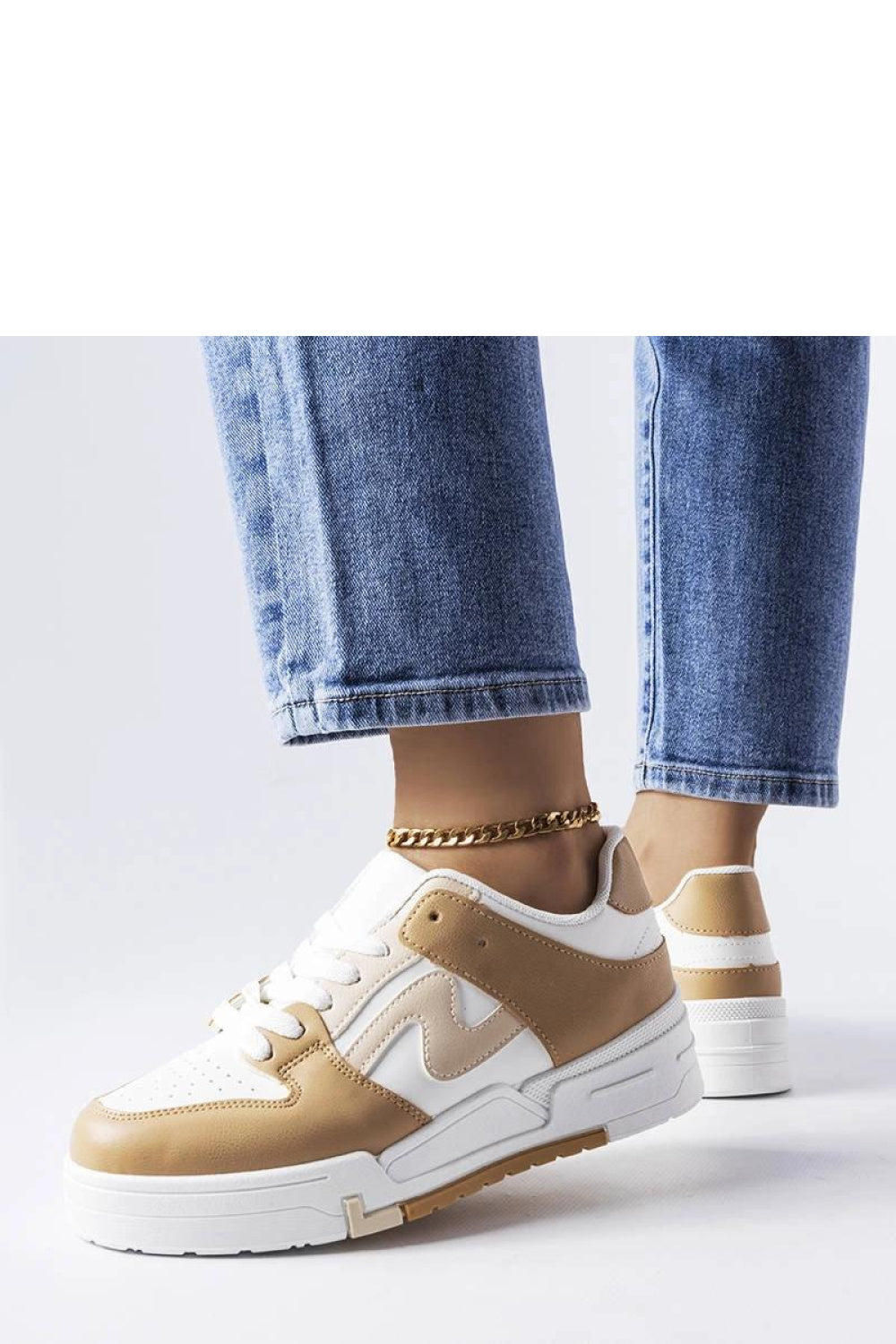 Baskets femme Solea — brun