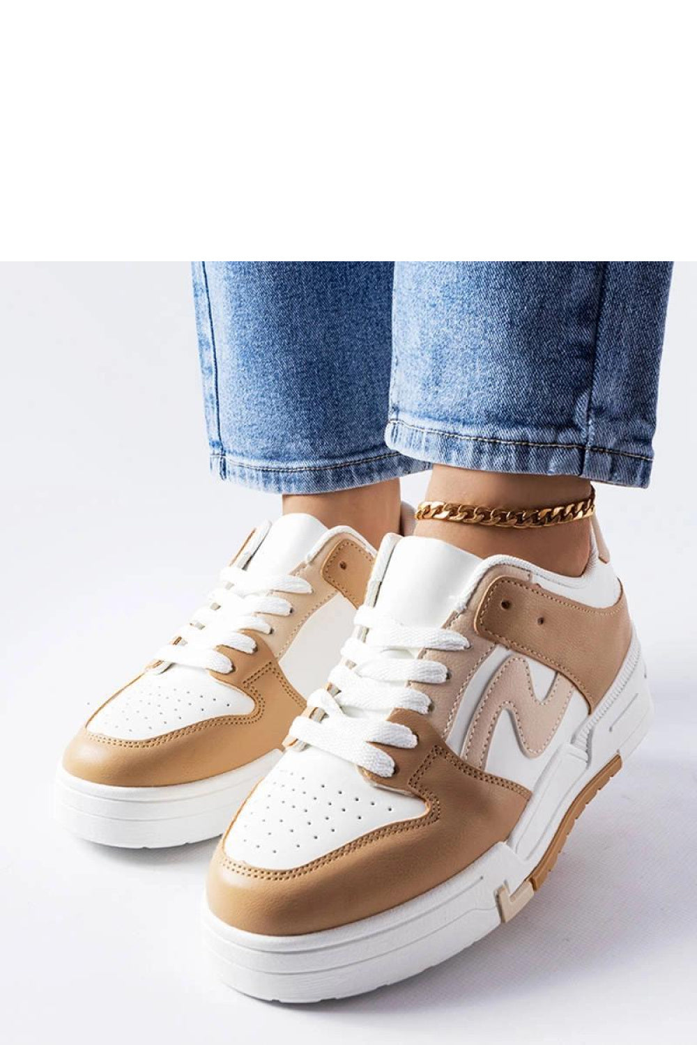 Baskets femme Solea — brun