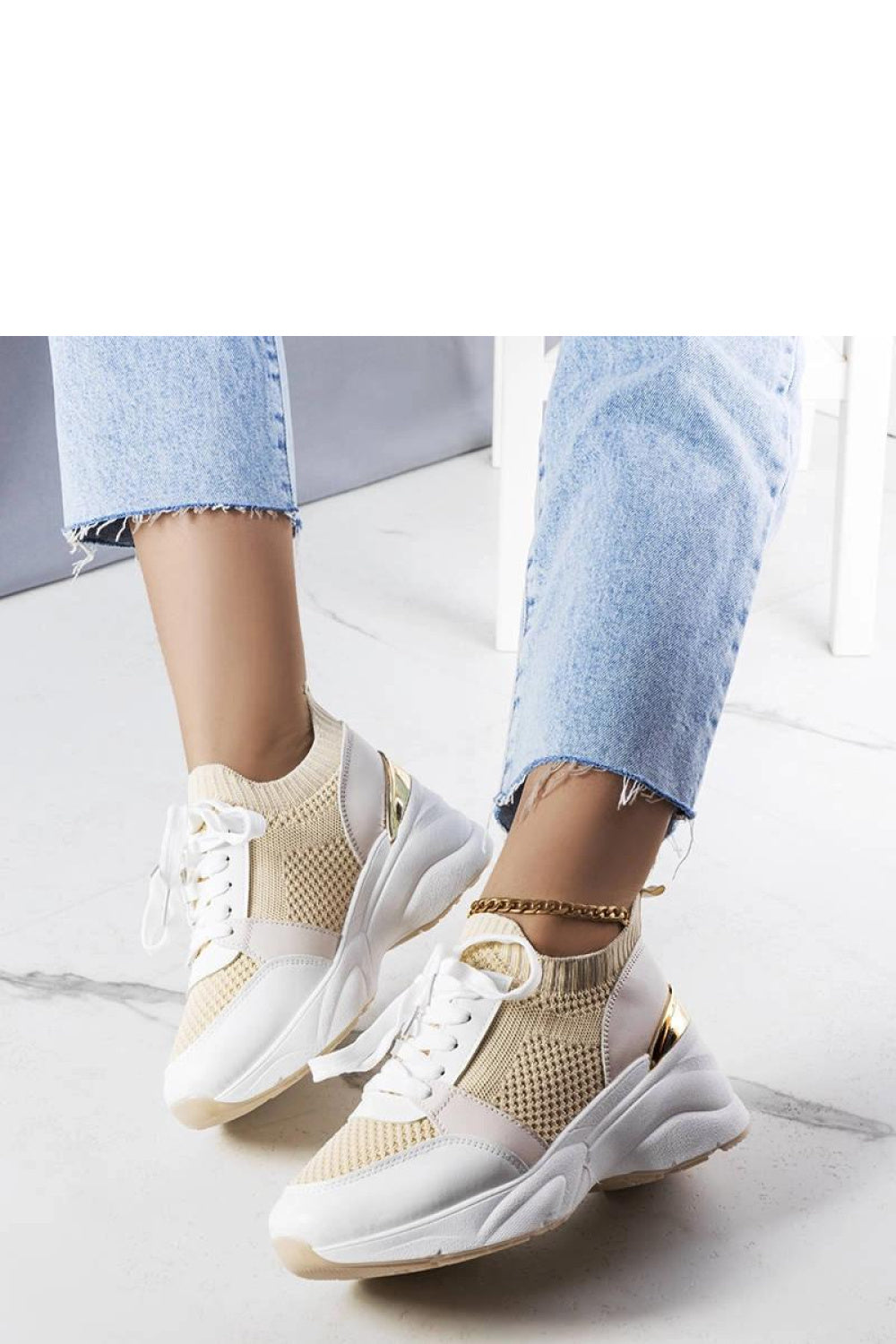 Baskets femme Solea À Plateforme À — beige