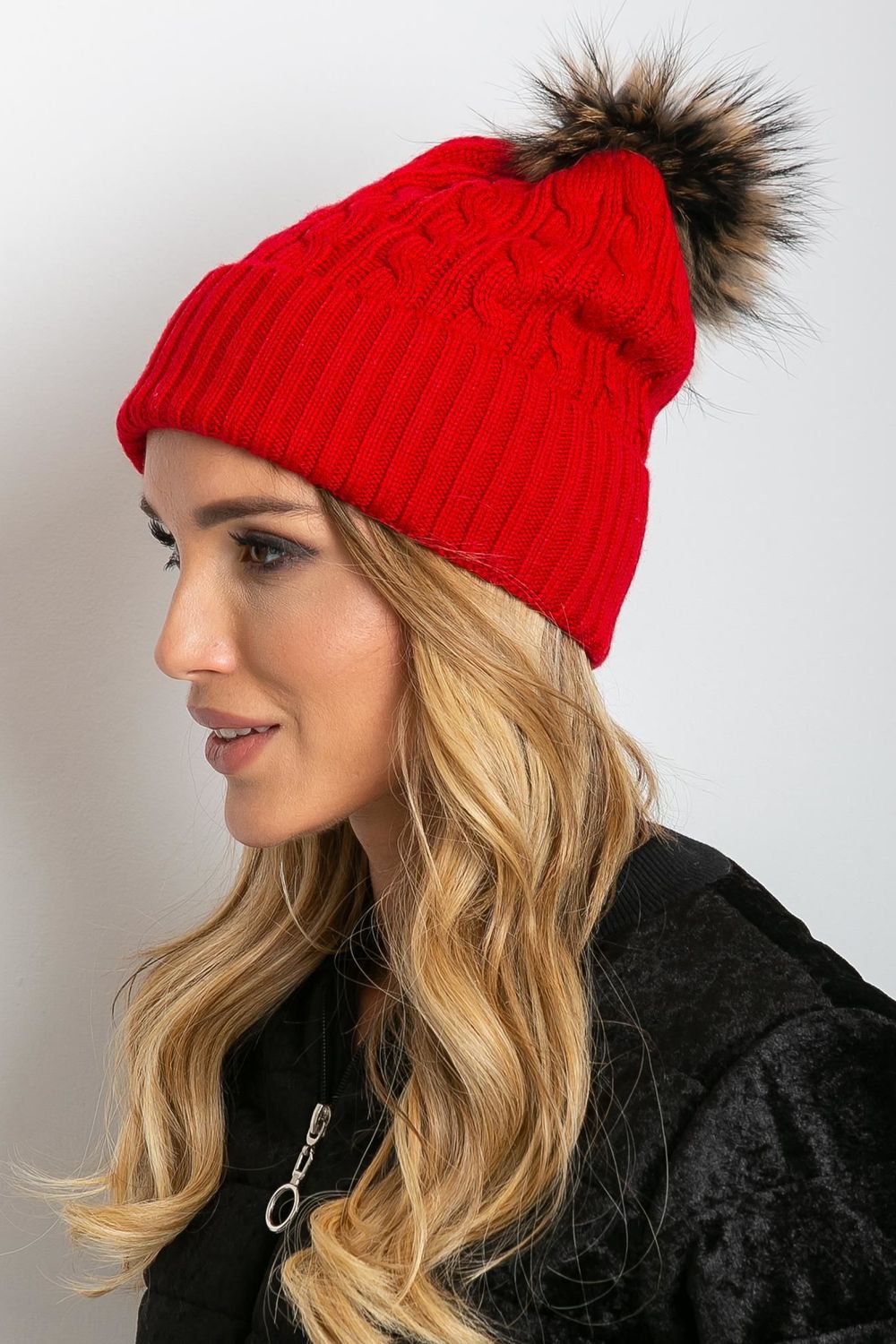 Bonnet femme AT — rouge