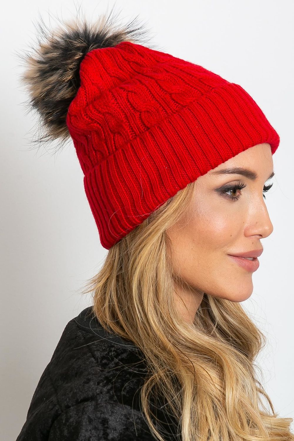 Bonnet femme AT — rouge