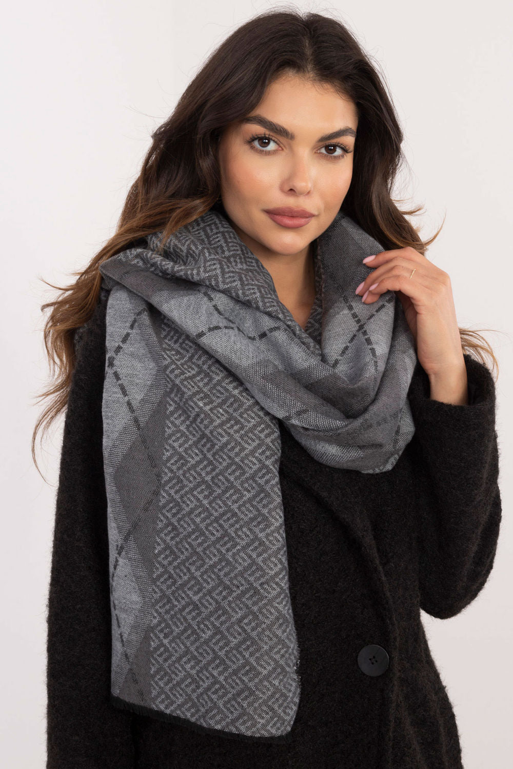 Foulard femme AT — gris