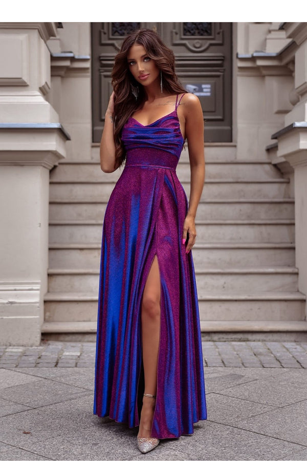 Robe femme With You Longue Longue — violet