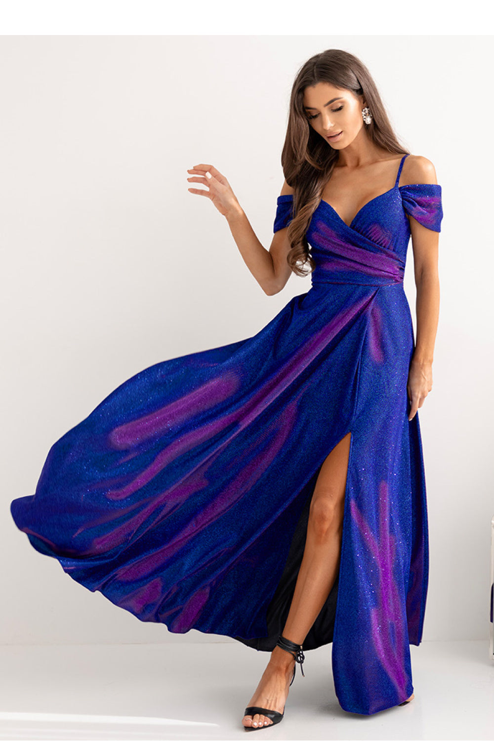 Robe femme With You Longue Longue — bleu