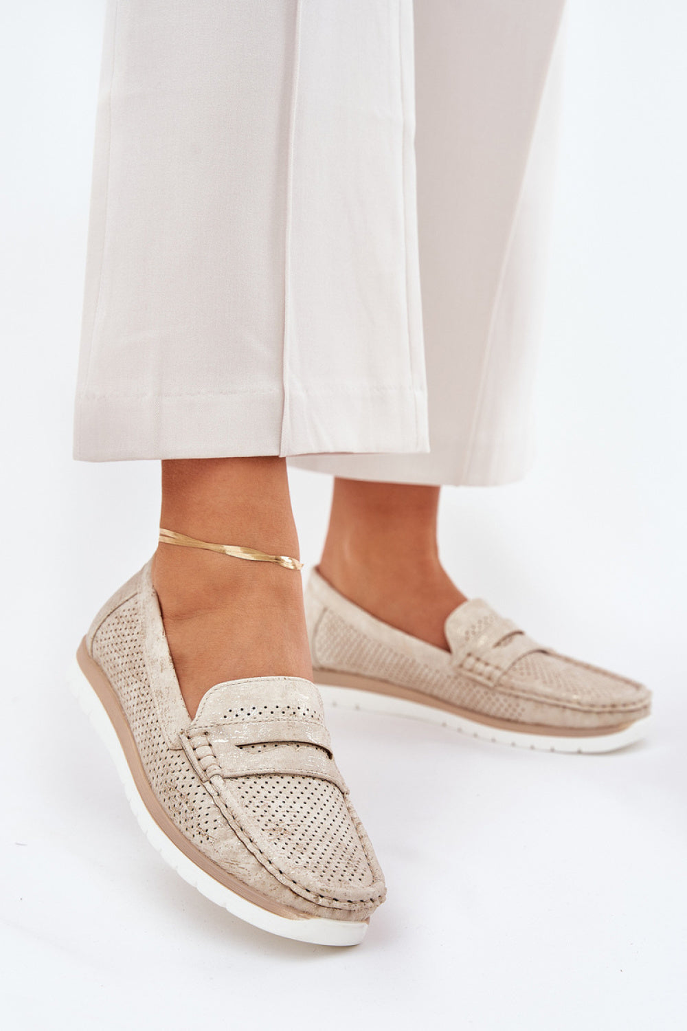 Moccasins femme Step in style — gris