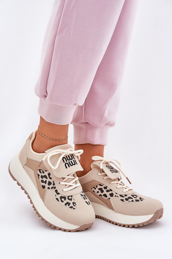Baskets femme Step in style À Plateforme À — beige