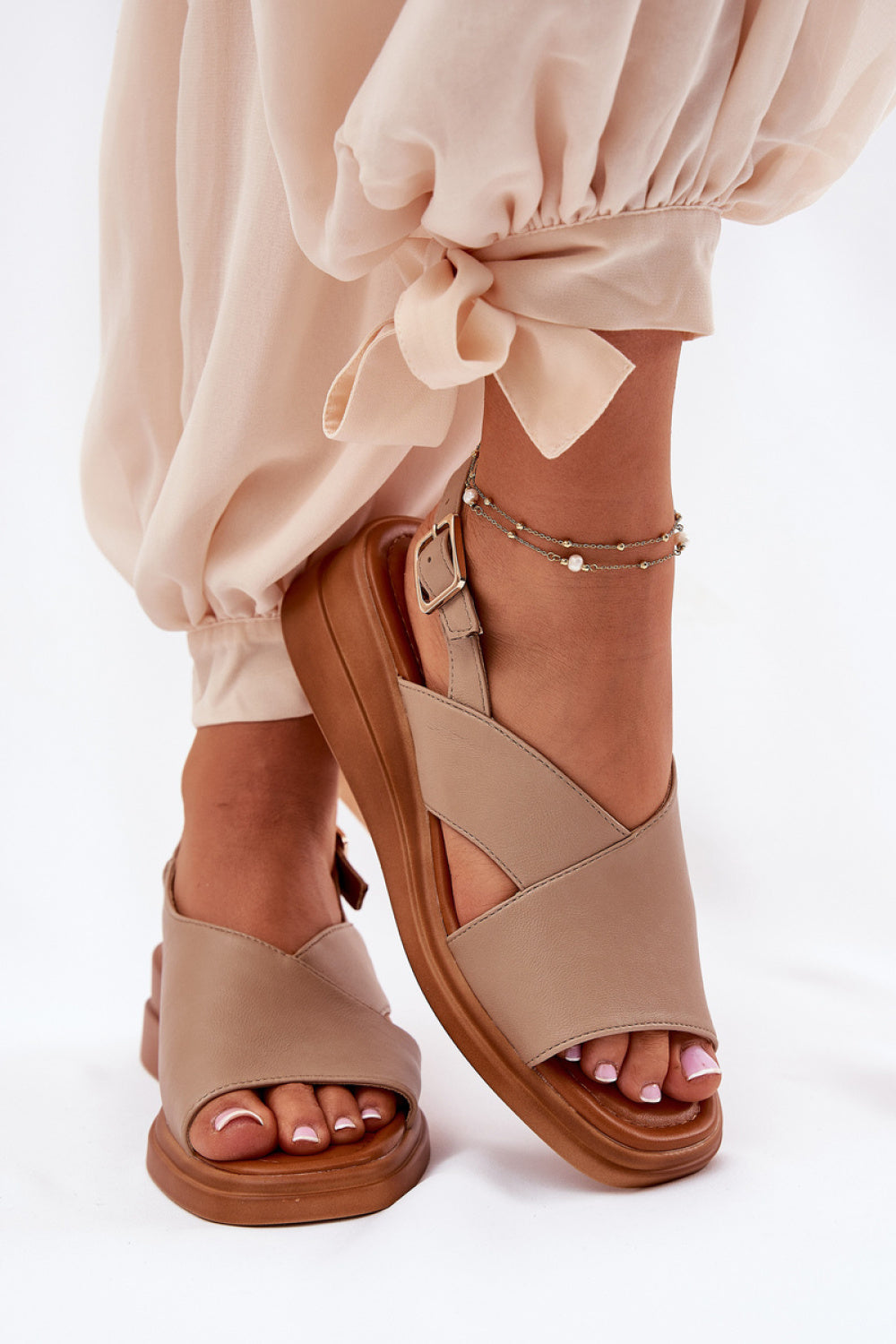 Sandales femme Step in style Cothurnes Cothurnes — beige