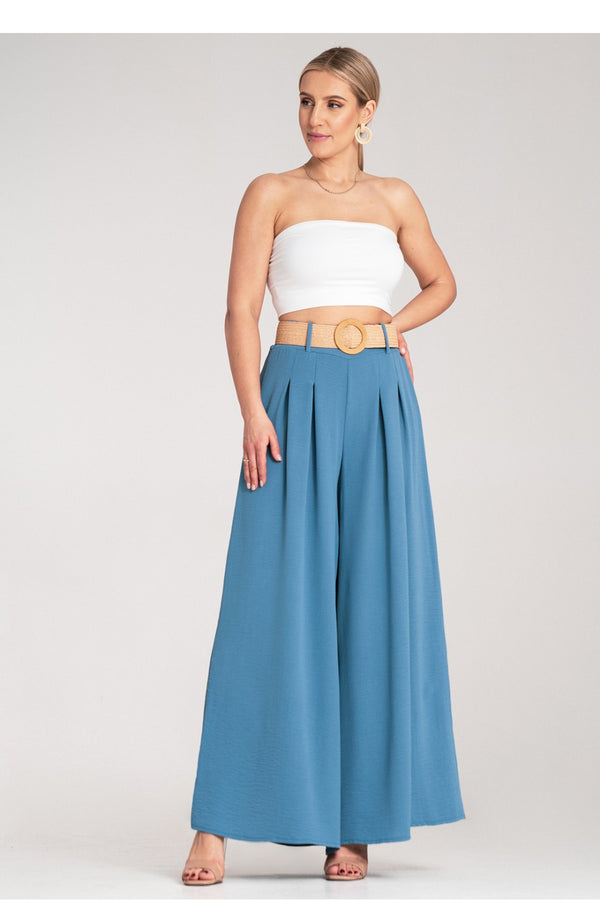 Chaussures à talons femme Figl Pantalon Pantalon — bleu