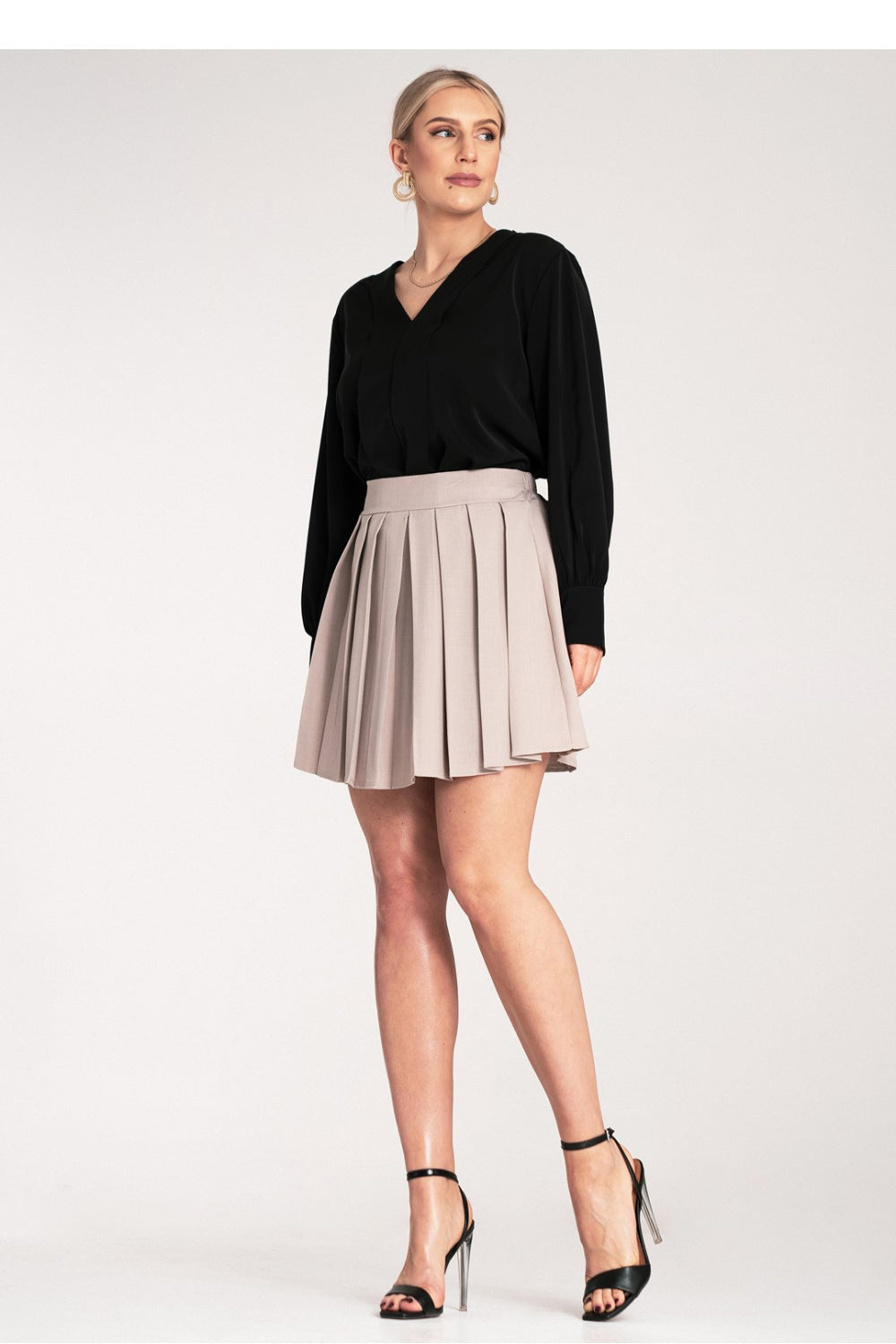 Jupe femme Figl Courte Courte — beige