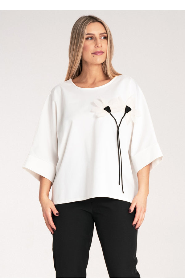 Blouse femme Figl Chemisier Chemisier — blanc