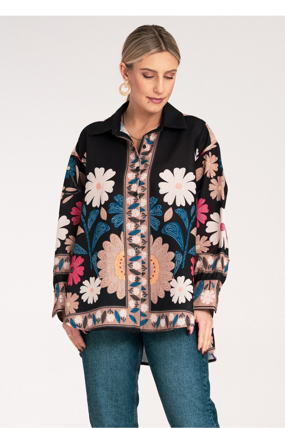 Blouse femme Figl — noir