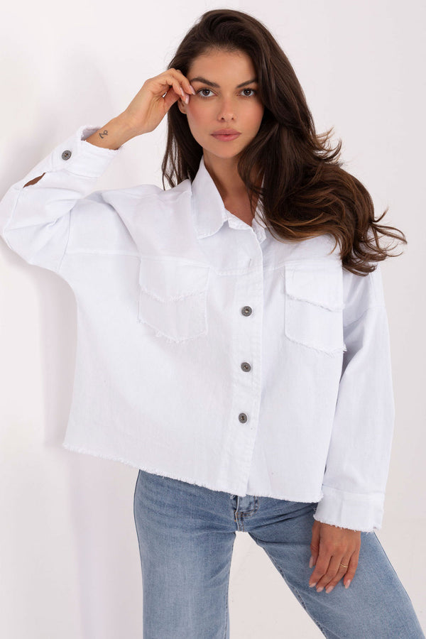 Blouse femme Rue Paris — blanc