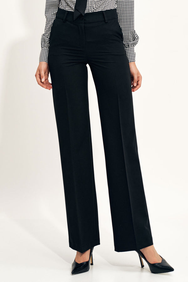Chaussures à talons femme Nife Pantalon Long Pantalon — noir