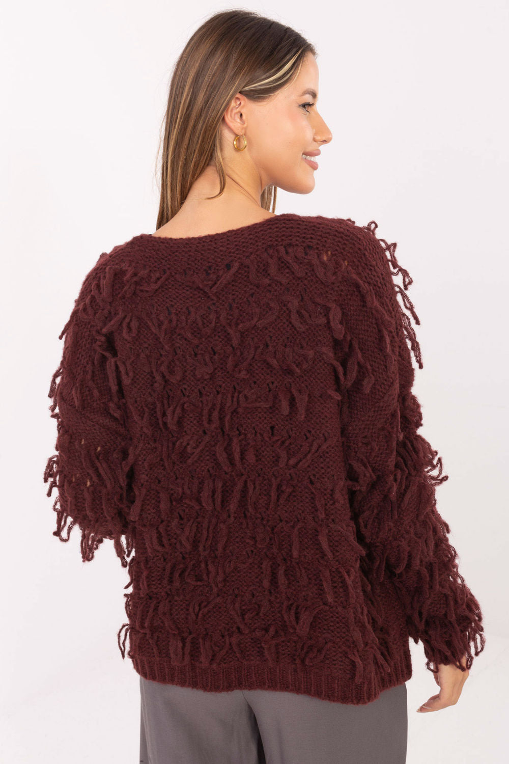 Cardigan femme Rue Paris — rouge