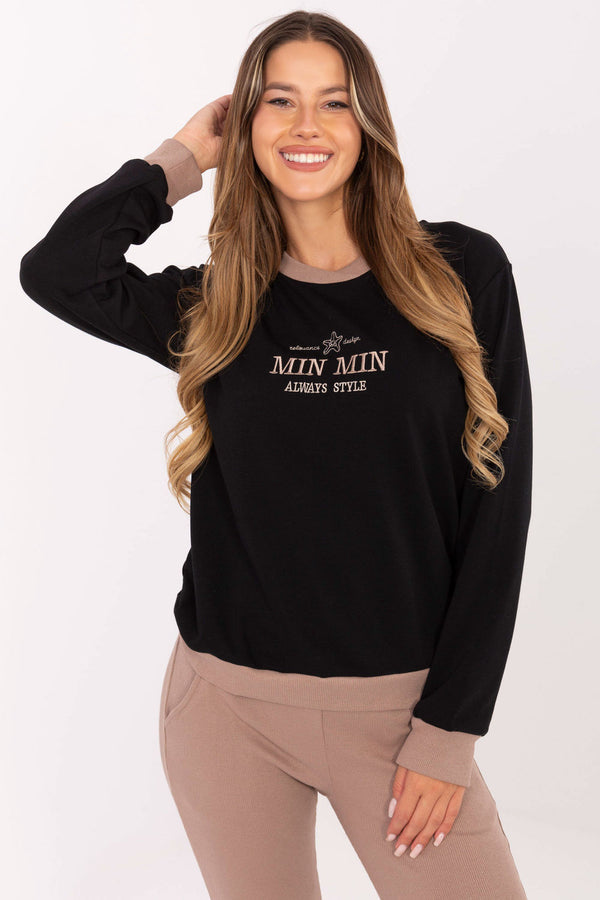 T-shirt femme Relevance Sweatshirt Sweatshirt — noir
