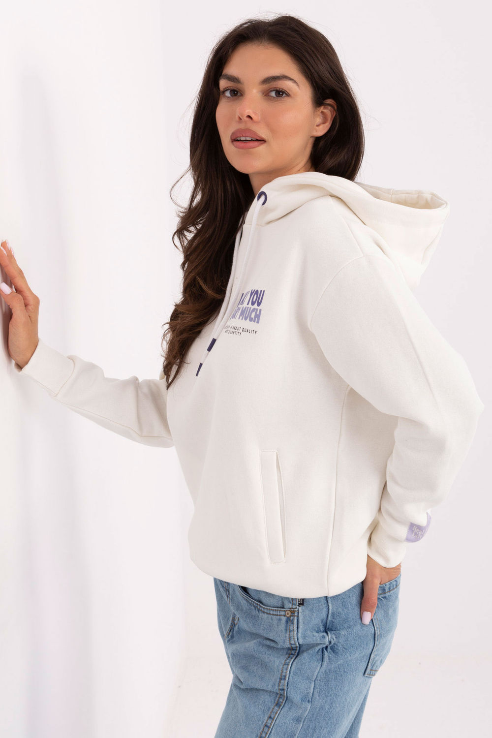 T-shirt femme Sublevel Sweatshirt Sweatshirt — blanc