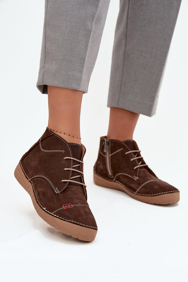 Bottes femme Step in style Chaussures Basses Chaussures — brun