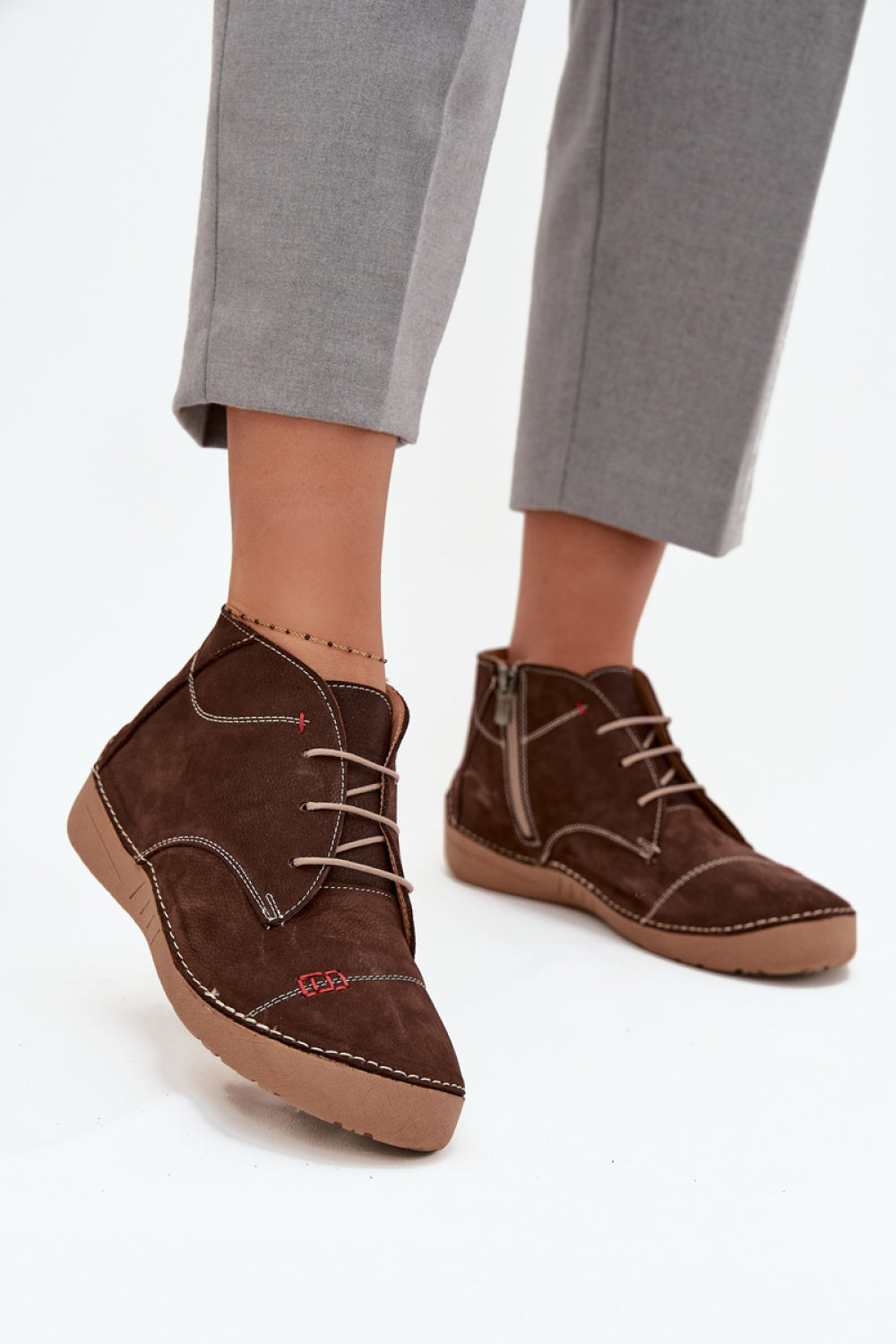 Bottes femme Step in style Chaussures Basses Chaussures — brun