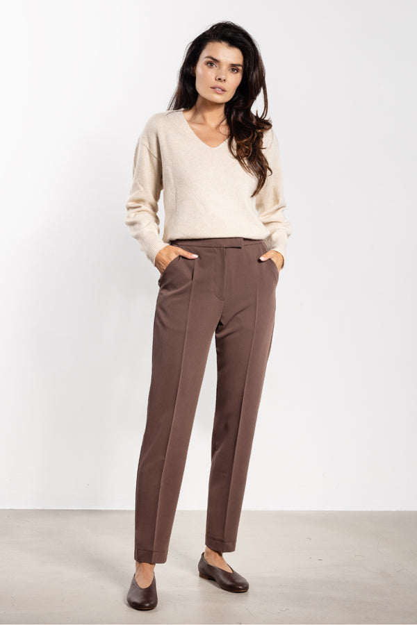 Chaussures à talons femme awama Pantalon Pantalon — brun