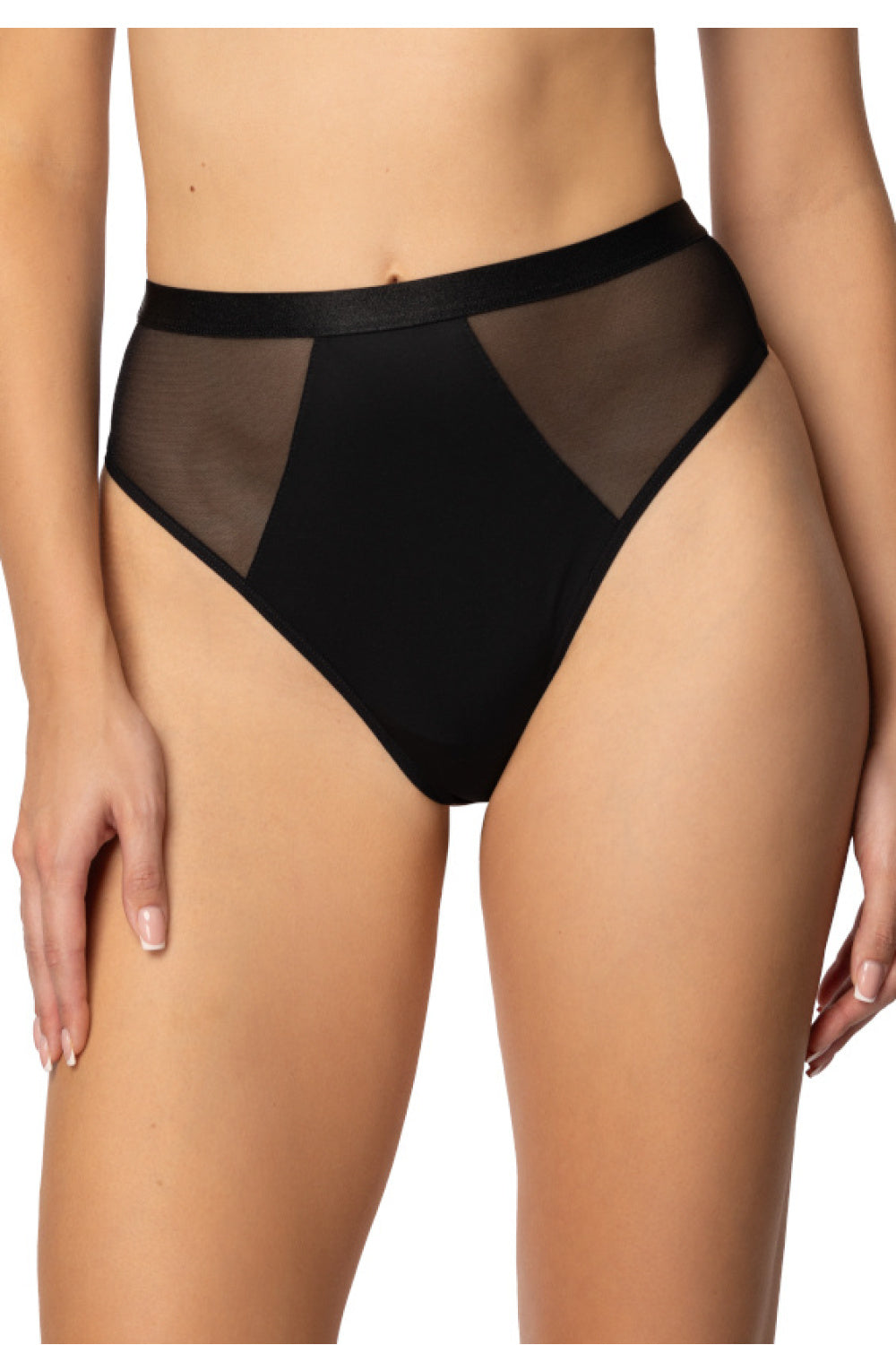 String femme Mat Strings Strings — noir