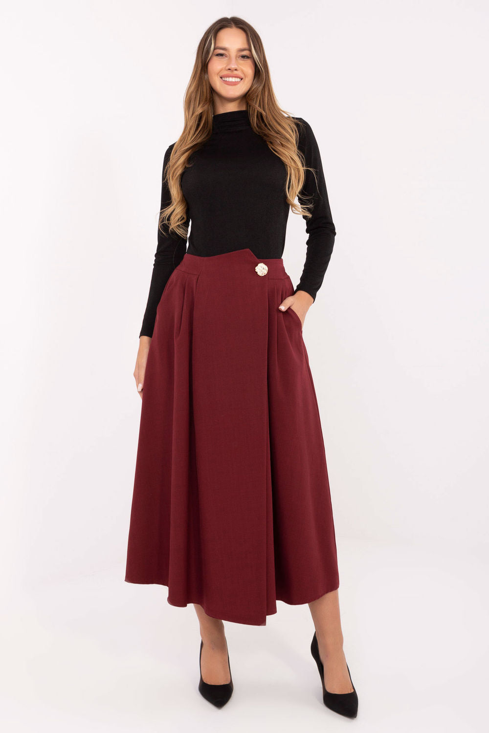 Jupe femme Rue Paris — rouge