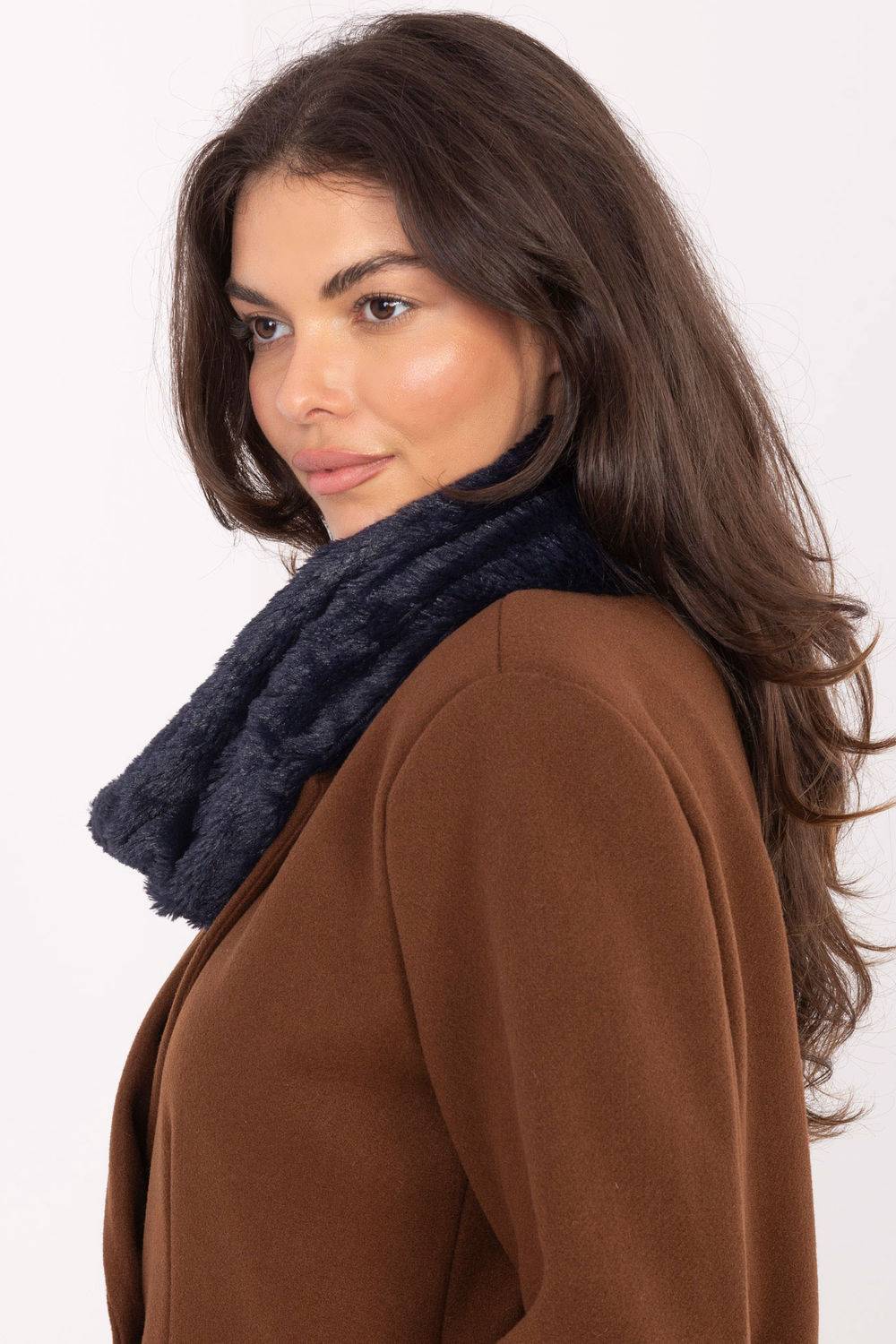 Infinity Écharpe femme AT — bleu marine