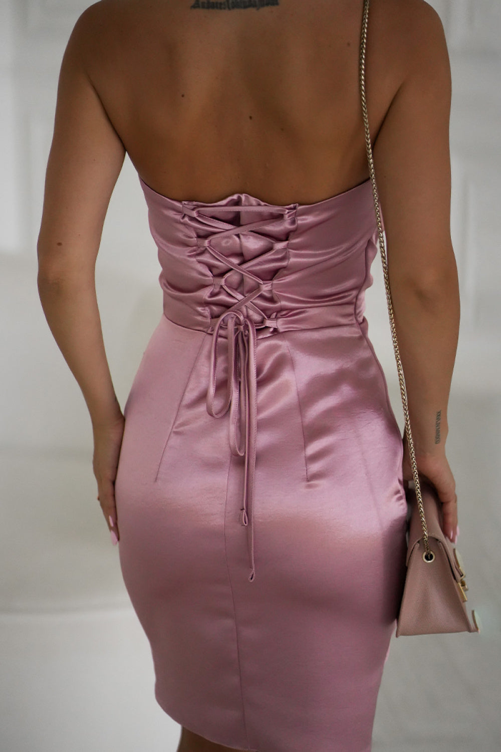 Robe femme Bicotone Courte Courte — rosé